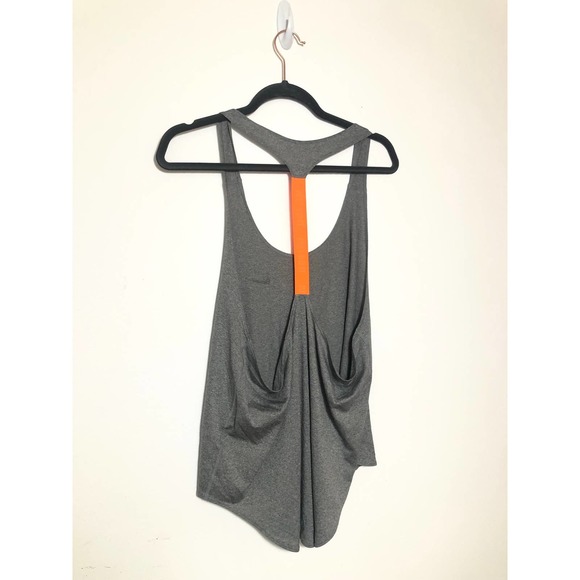 Nike Dri-fit strappy tank grey/orange - Picture 2 of 7